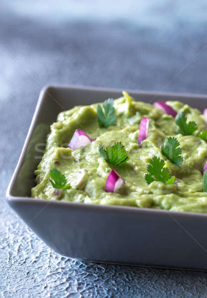 Guacamole in the bowl Stock photo © Alex9500