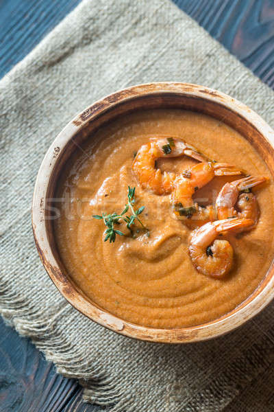 Stock photo: Bowl of Bisque soup