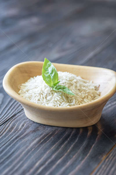 чаши басмати риса зеленый азиатских зерна Сток-фото © Alex9500