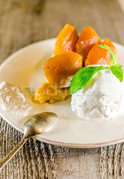 Stock photo: Tarte tatin french dessert