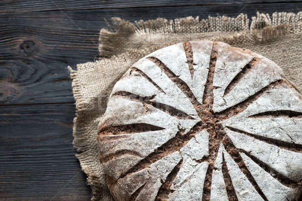 Rye bread with nuts and seeds: top view Stock photo © Alex9500