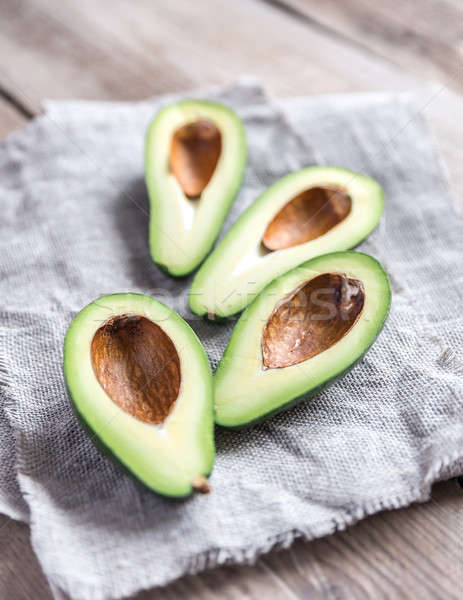 Avocado on the wooden table Stock photo © Alex9500