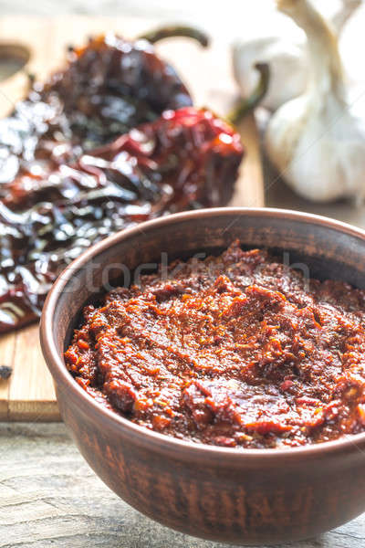 Bowl of adobo sauce Stock photo © Alex9500