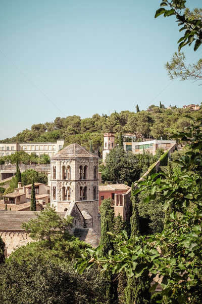 Sant Pere de Galligants abbey in Girona, Catalonia Stock photo © Alex9500
