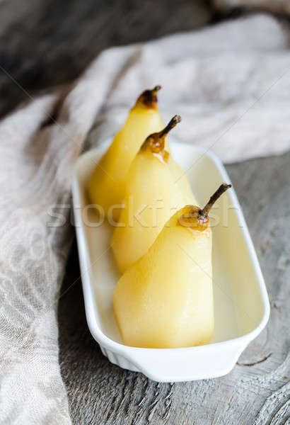 Poached pears Stock photo © Alex9500