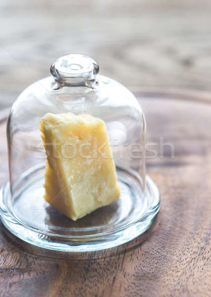 [[stock_photo]]: Pièce · parmesan · verre · dôme · blanche · bord