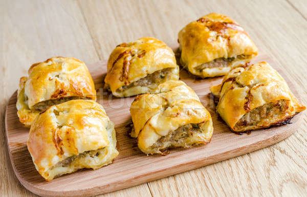 Homemade sausage rolls Stock photo © Alex9500