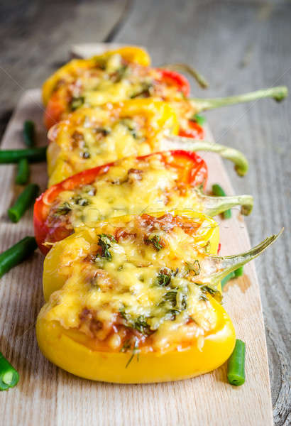 Stuffed pepper with meat Stock photo © Alex9500
