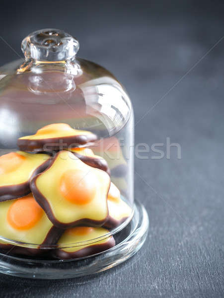 Fondant candies under the glass dome Stock photo © Alex9500
