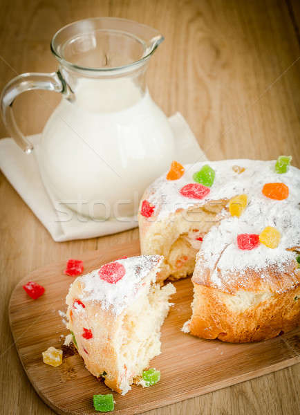 Homemade panettone Stock photo © Alex9500