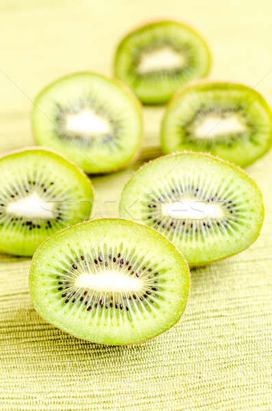 Cross section kiwifruits Stock photo © Alex9500