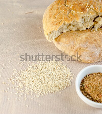 Flatbread naan Stock photo © Alex9500