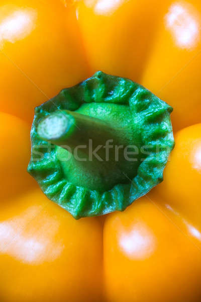 Frischen Paprika top Ansicht Hintergrund Farbe Stock foto © Alex9500