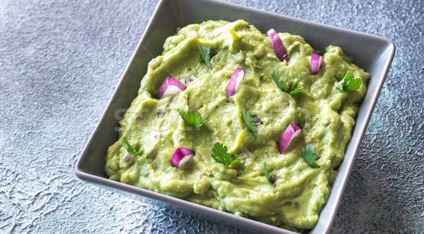 Guacamole in the bowl Stock photo © Alex9500