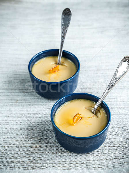 Caramelo alimentos huevo fondo torta mesa Foto stock © Alex9500