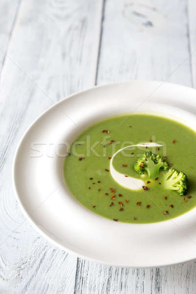 Portion of broccoli soup Stock photo © Alex9500