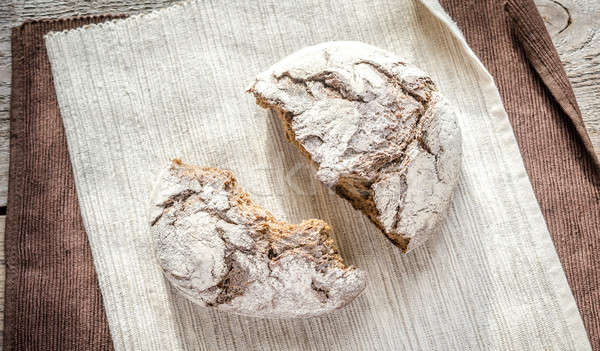 Foto d'archivio: Nero · segale · pane · tavola · grano · colazione