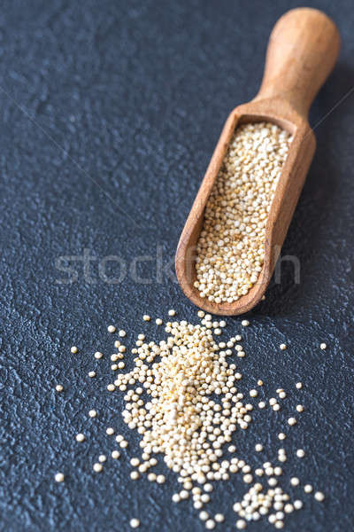 Scoop of raw quinoa Stock photo © Alex9500