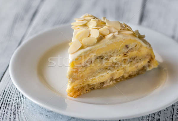 égyptien gâteau blanche plaque jaune [[stock_photo]] © Alex9500