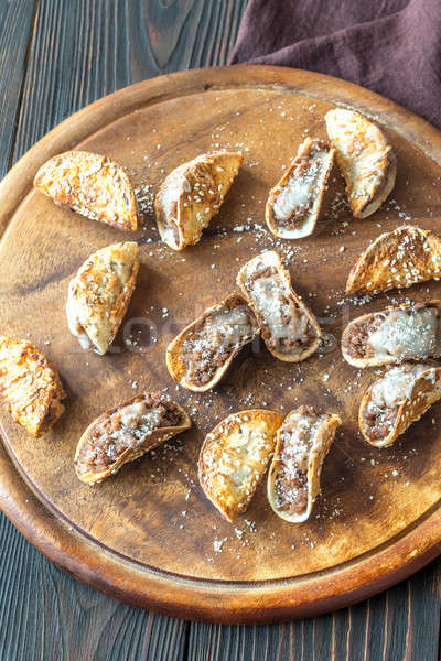 Mini tacos with ground beef and cheese Stock photo © Alex9500