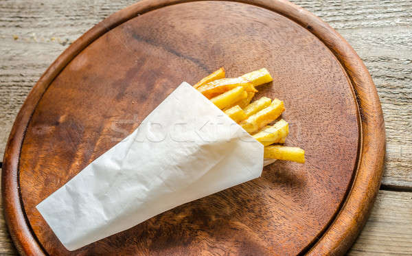 French fries in a paper wrapper Stock photo © Alex9500