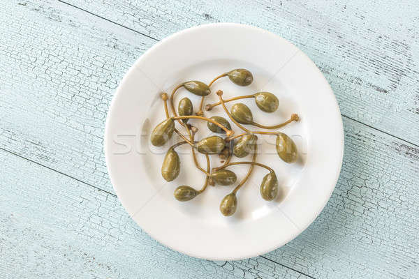 Capers on the plate Stock photo © Alex9500