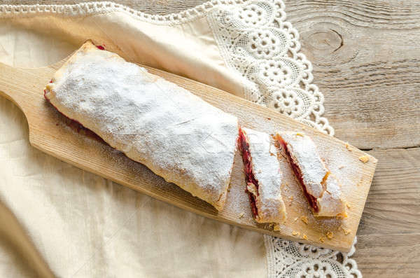 Cherry strudel Stock photo © Alex9500