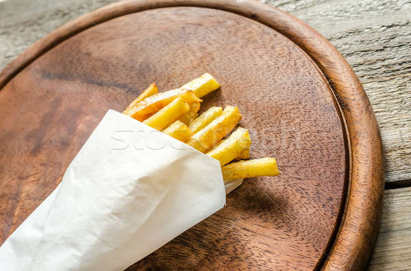 French fries in a paper wrapper Stock photo © Alex9500