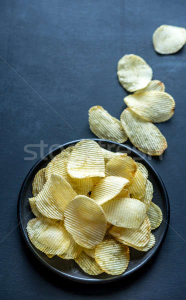 Potato chips in the bowl Stock photo © Alex9500