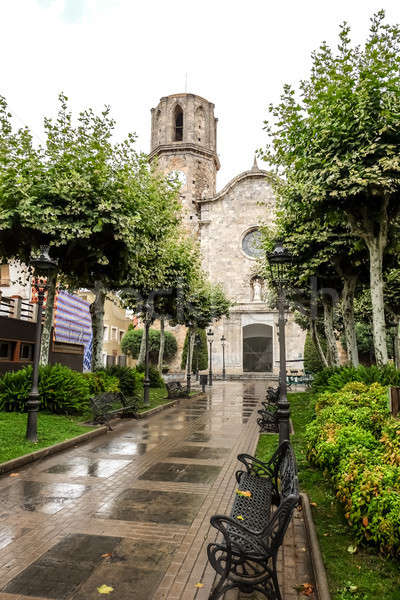 Church of Saint Nicholas in Malgrat del Mar Stock photo © Alex9500