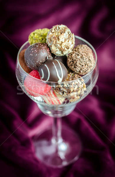 Luxury chocolate candies Stock photo © Alex9500