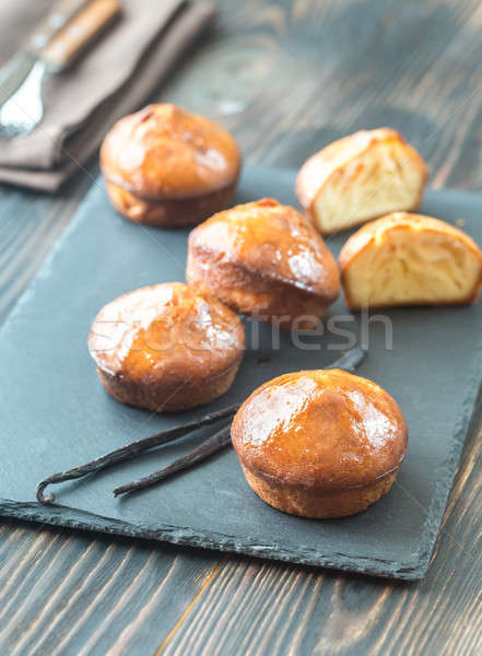 Rum baba on the board Stock photo © Alex9500