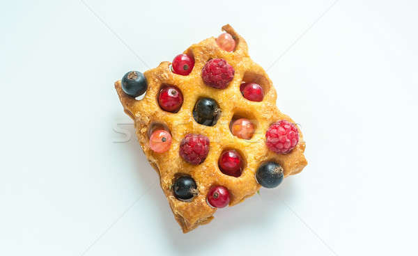 Belgium waffle with fresh berries Stock photo © Alex9500