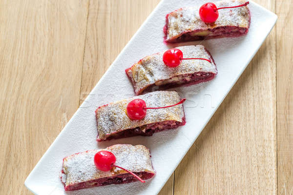 Cherry strudel Stock photo © Alex9500