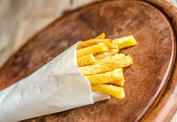 French fries in a paper wrapper Stock photo © Alex9500