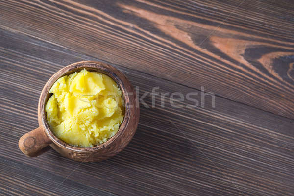Bowl of ghee clarified butter Stock photo © Alex9500