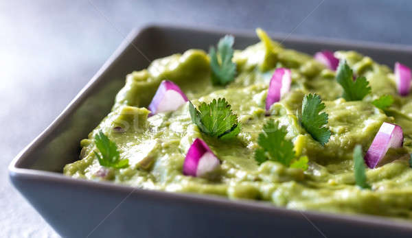 Guacamole in the bowl Stock photo © Alex9500