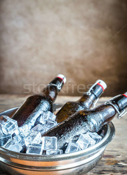 Сток-фото: бутылок · пива · воды · текстуры · стекла