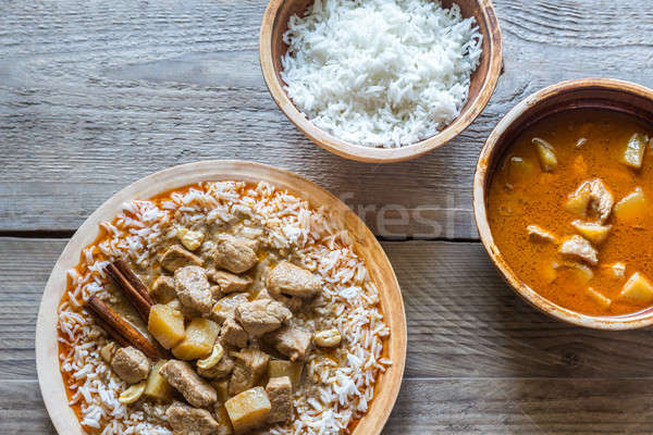 Foto stock: Tailandés · curry · alimentos · naranja · rojo · vida