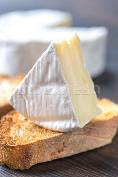 Toast camembert formaggio verde colazione Foto d'archivio © Alex9500