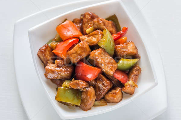 Sweet and sour pork Stock photo © Alex9500