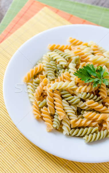 Stock photo: Fusilli pasta