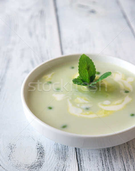 Creme sopa comida fundo almoço Foto stock © Alex9500