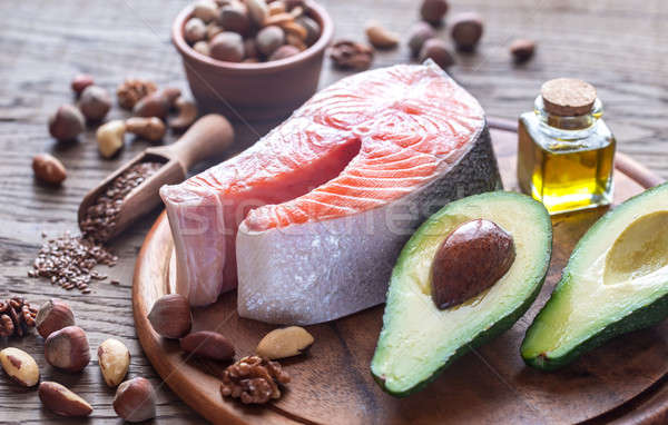 Food with Omega-3 fats Stock photo © Alex9500