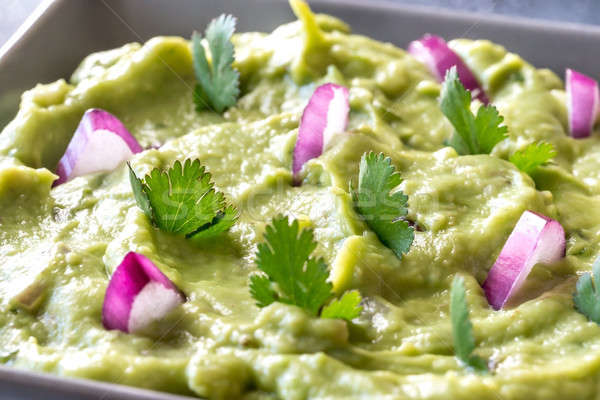 Guacamole in the bowl Stock photo © Alex9500