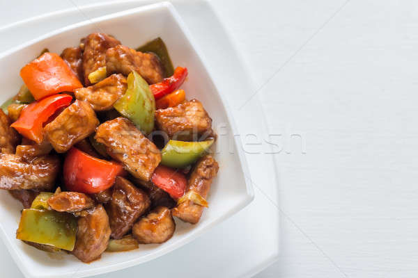 Sweet and sour pork Stock photo © Alex9500