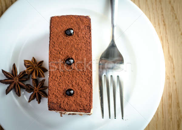 Triple Chocolate Mousse Cake Stock photo © Alex9500
