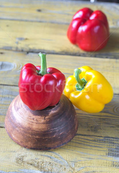 增加至燈箱 商業照片 #9304175red and yellow bell peppers 由