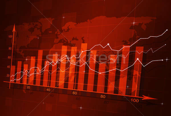 Stock Finance Diagram Stock photo © alexaldo