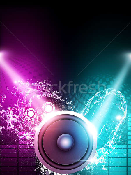 Music poster Stock photo © alexaldo